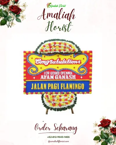 Bunga Papan Congratulation di Kemiriamba
